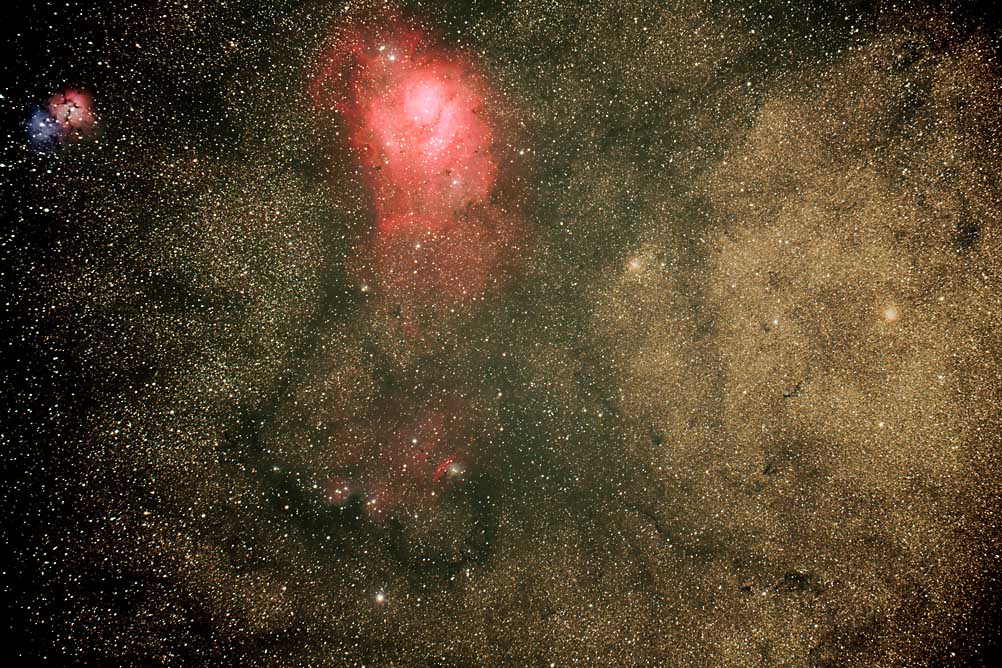 Widefield near M8/M20
