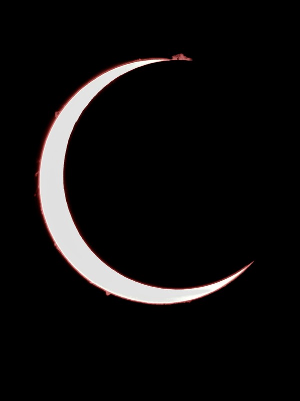 Annular Eclipse Crescent