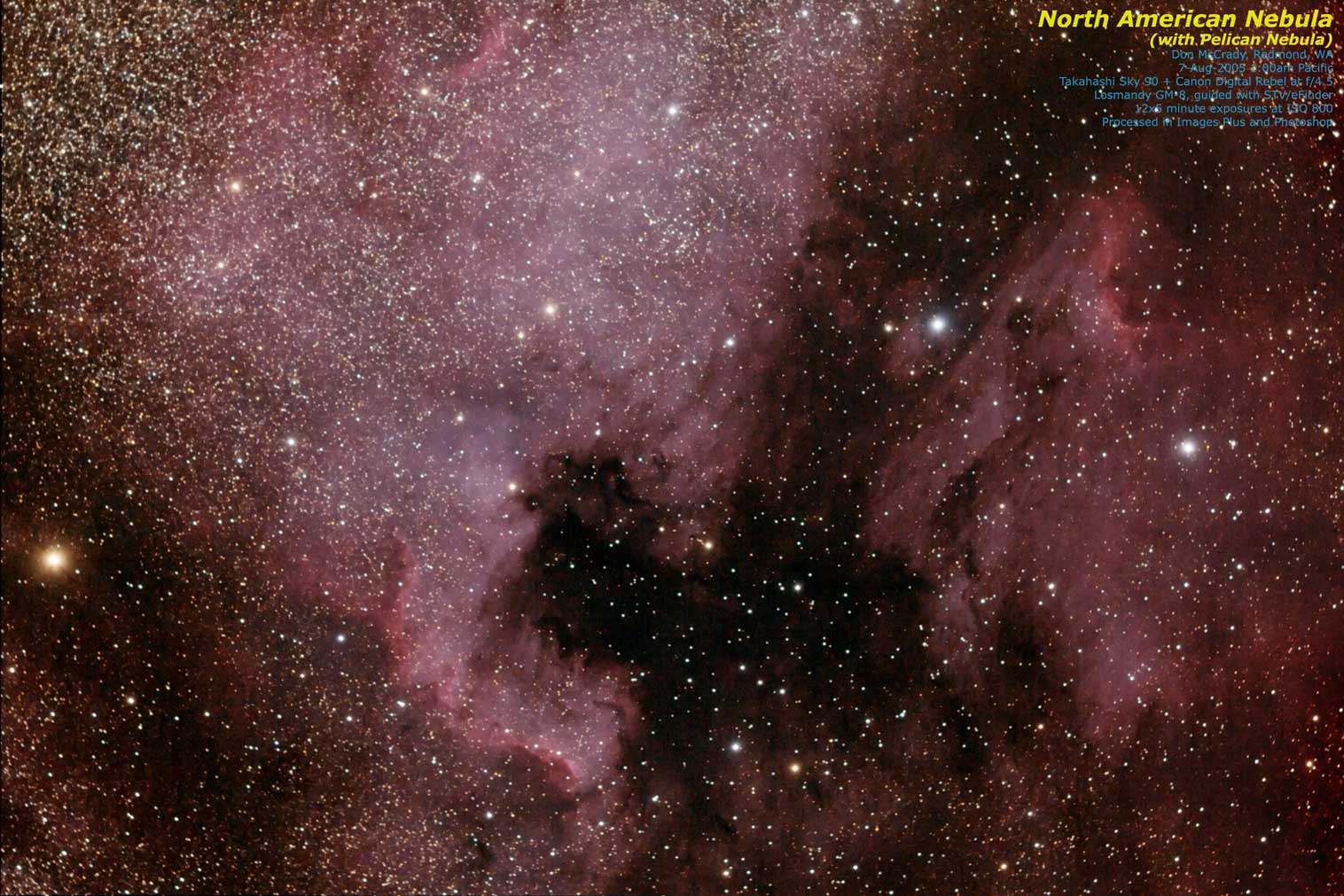 North American & Pelican Nebulae