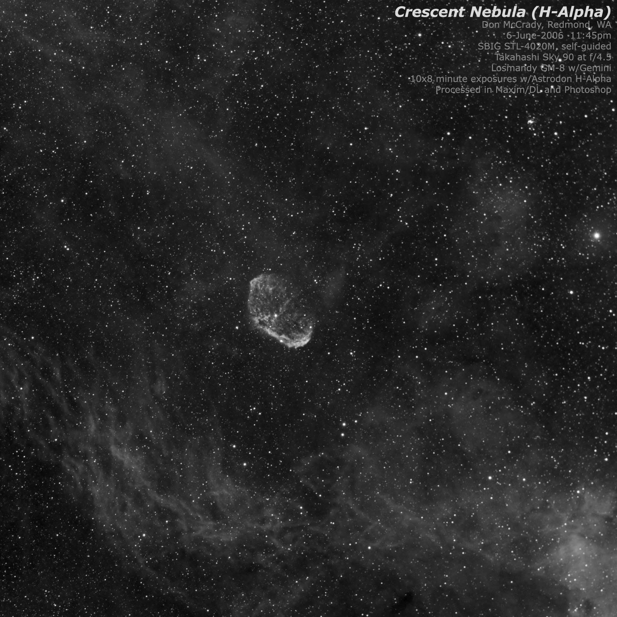 Crescent Nebula
