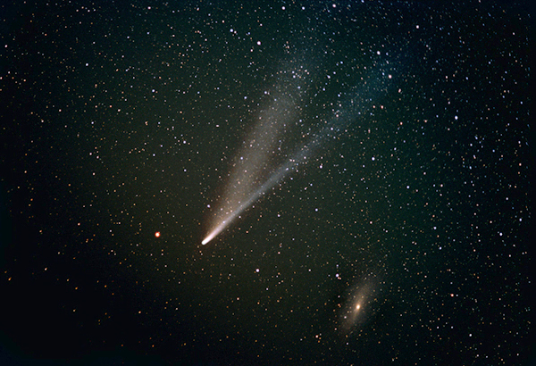 Ikeya-Zhang & Andromeda