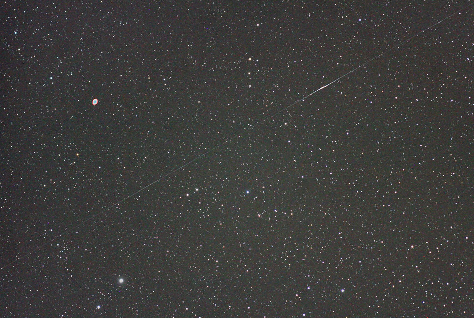 M57 and meteor