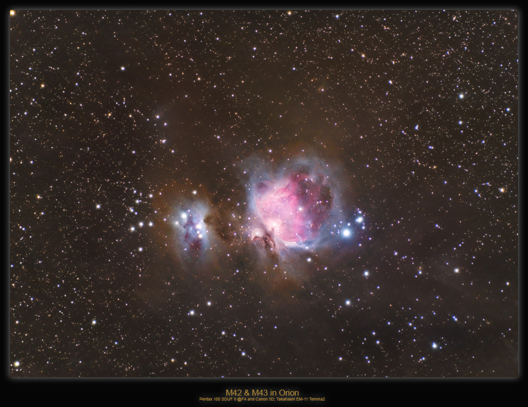 M42 nebulosity in Orion