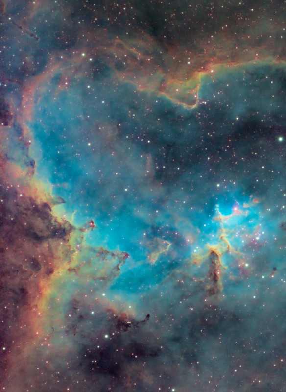 Melotte 15 and surrounding area