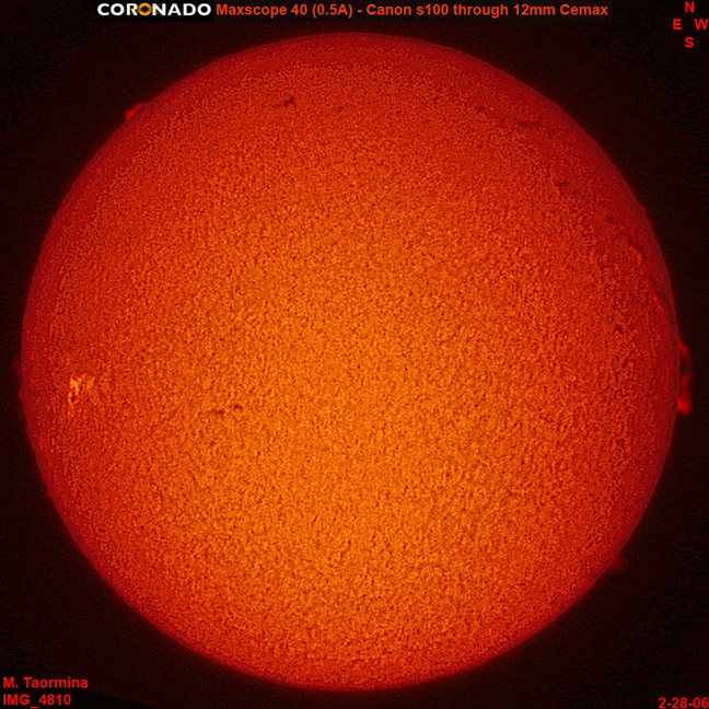 Sun in h-alpha