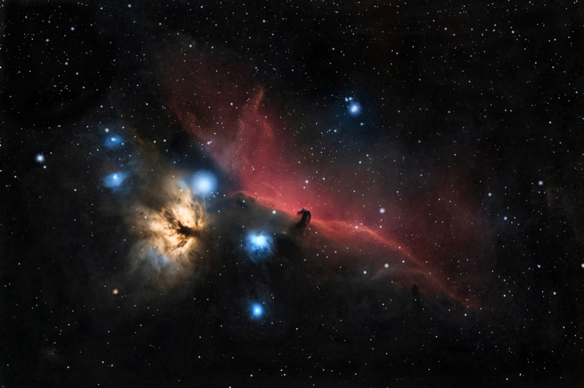 NGC-2024 and IC-434