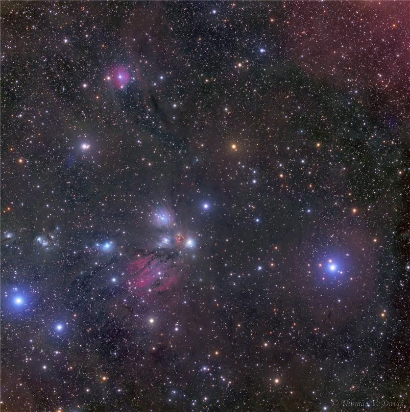 NGC2170 region in Monoceros