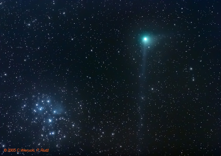 Comet Machholz & M45