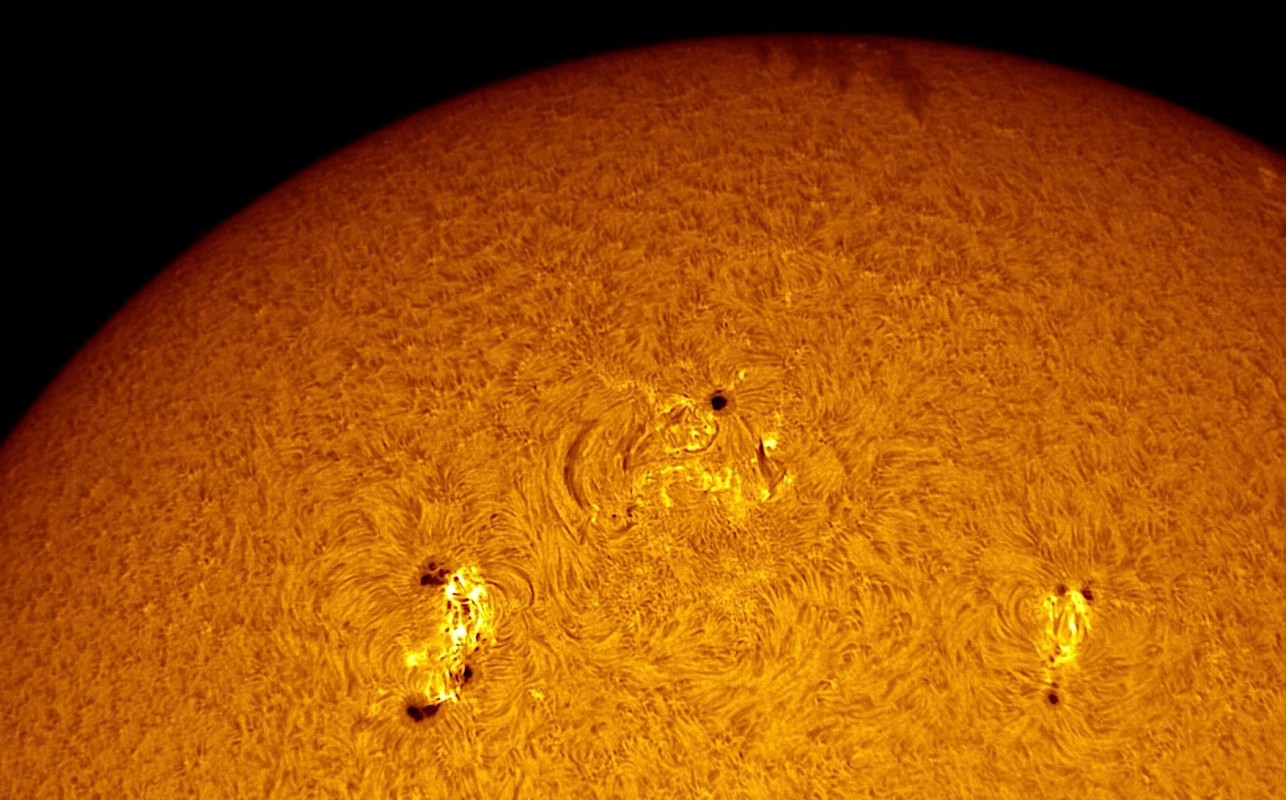 Sunspot Array's AR 3712, 3713, 3716