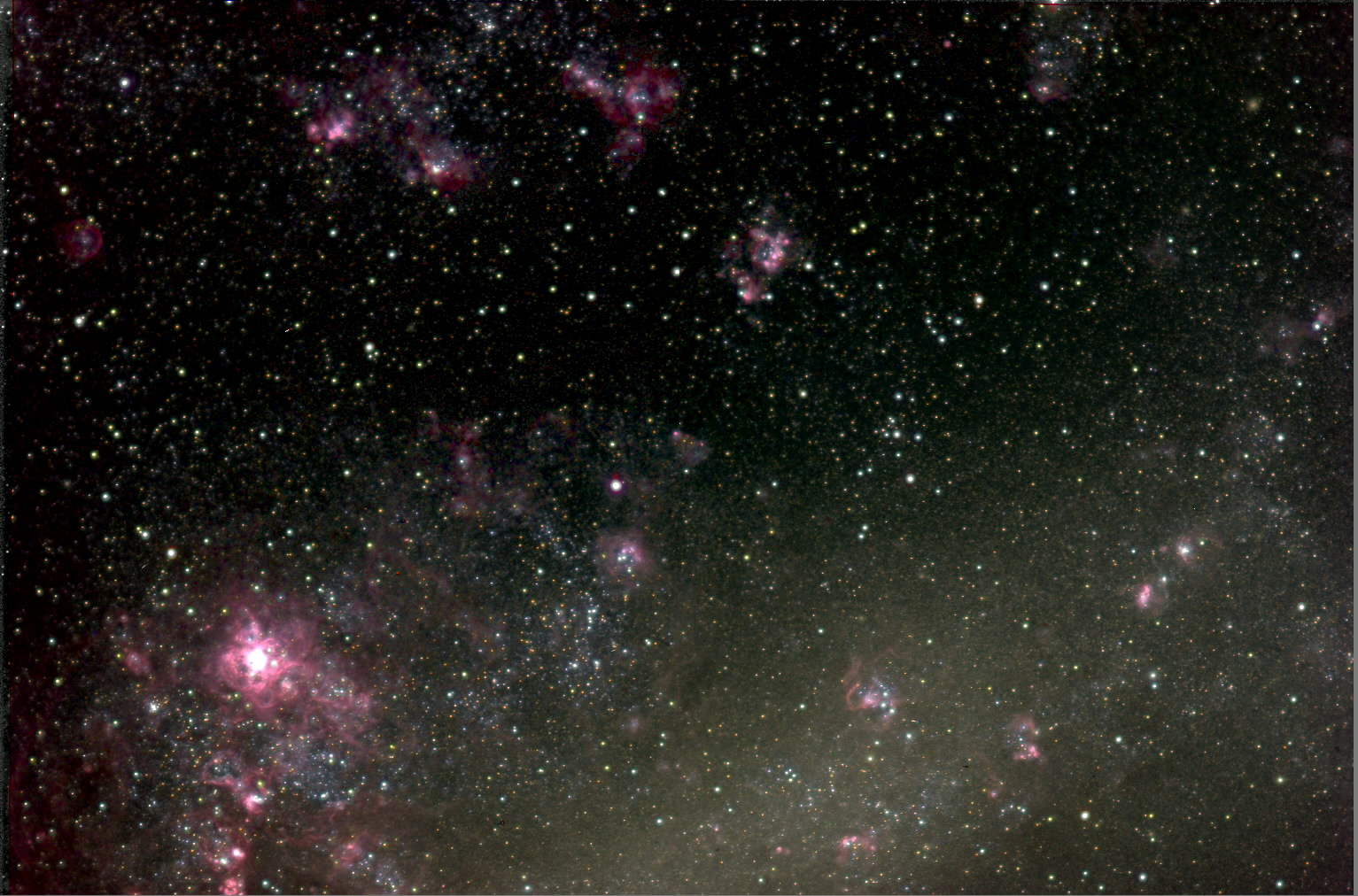 Northern Part of the Large Magellanic Cloud