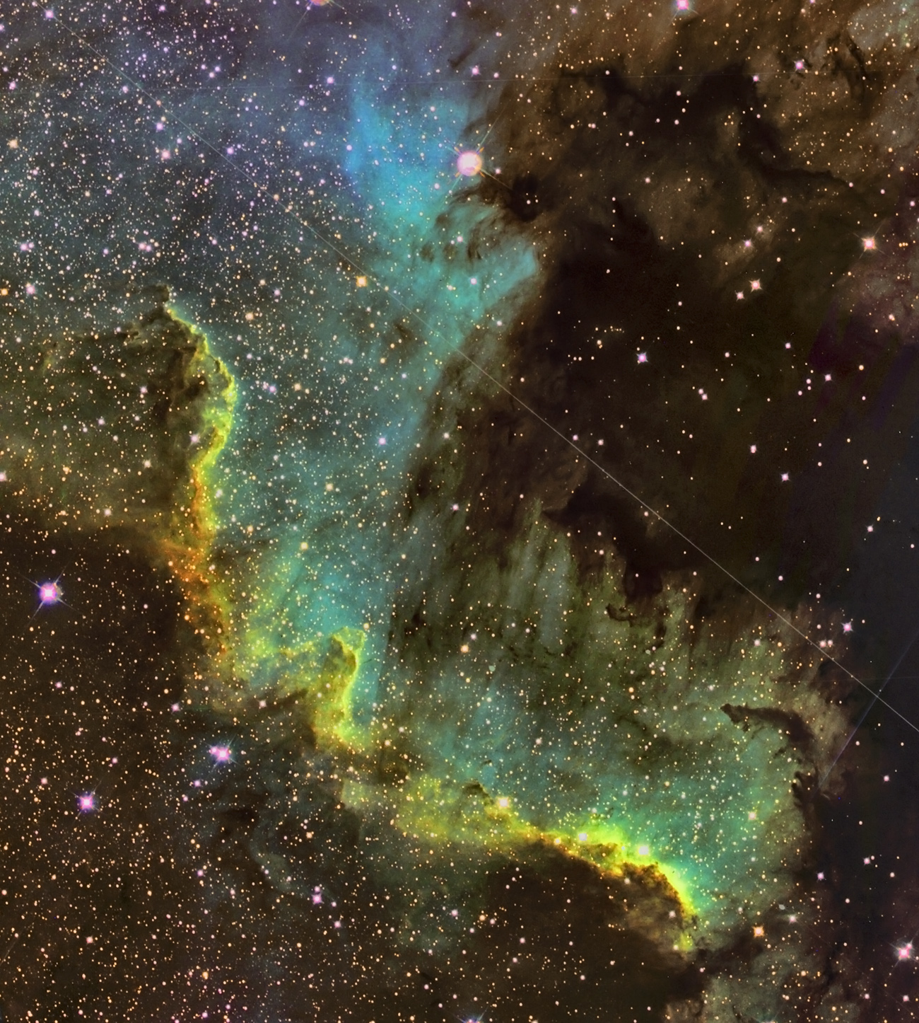 NGC7000 the wall