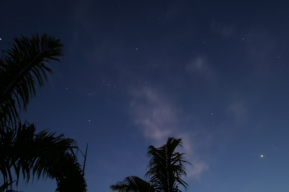 Venus and Orion