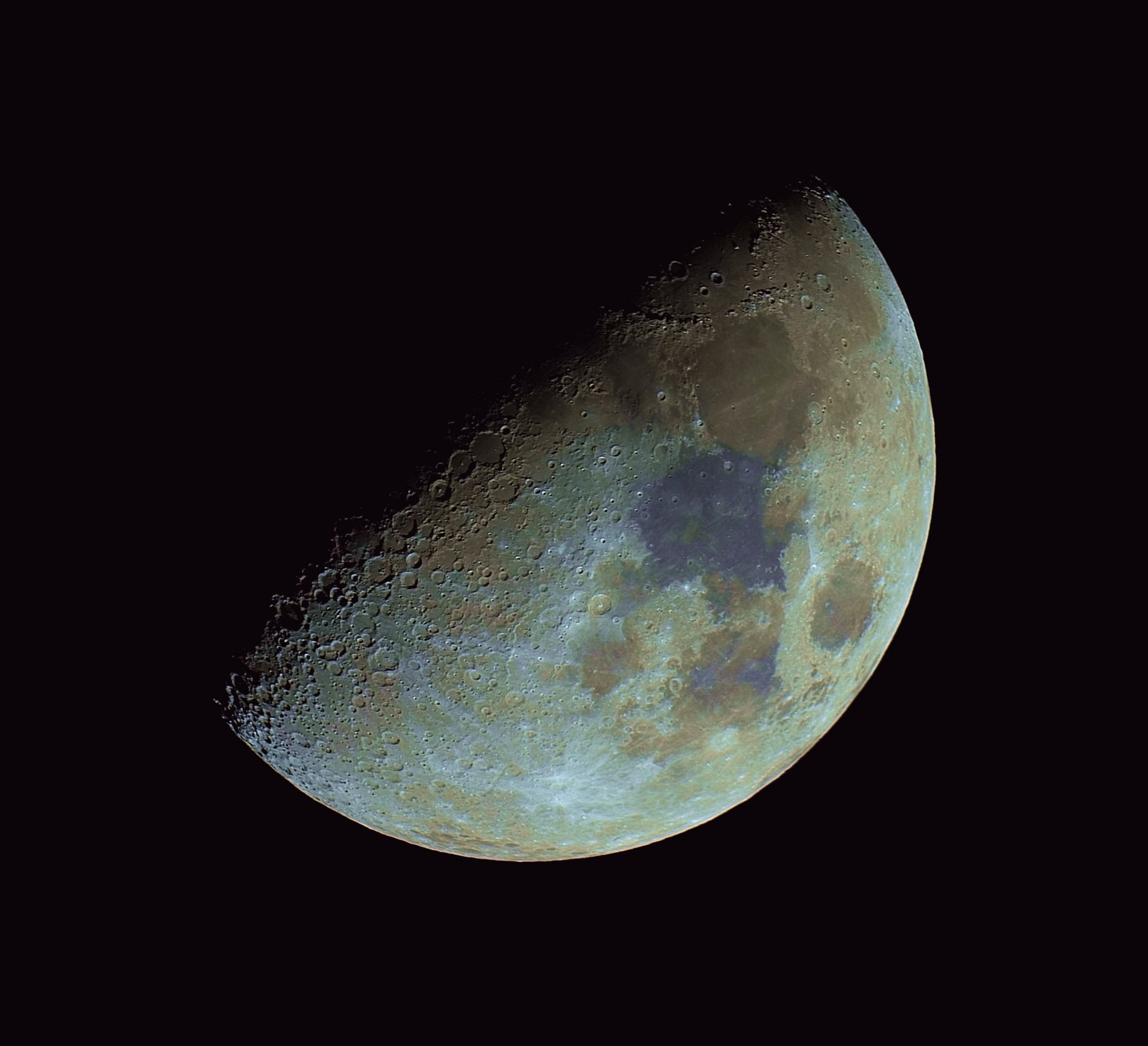 Moon in color
