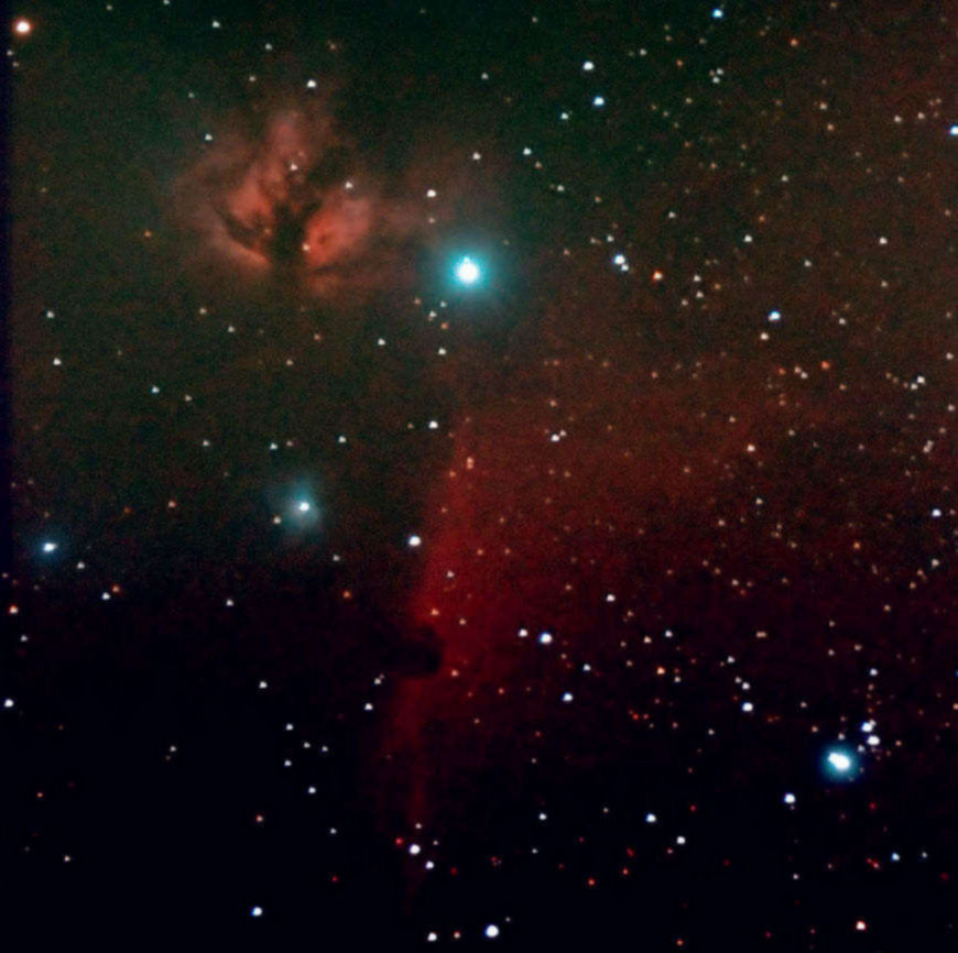 Flame Nebula, NGC 2024 - WO 105mm Triplet APO