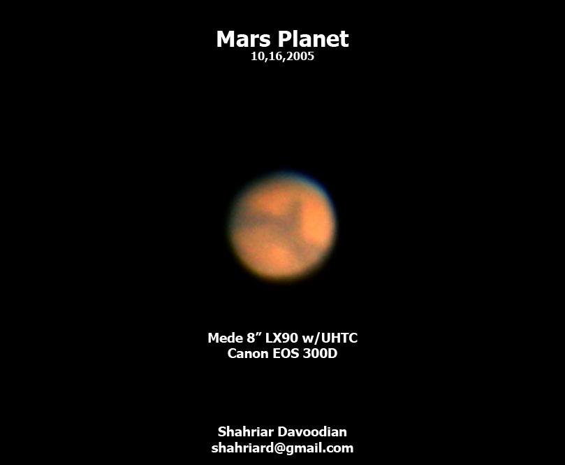 Mars 10/16/2005