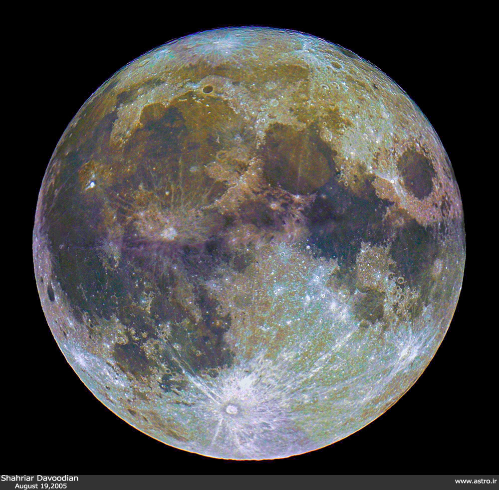 The Colorful Moon