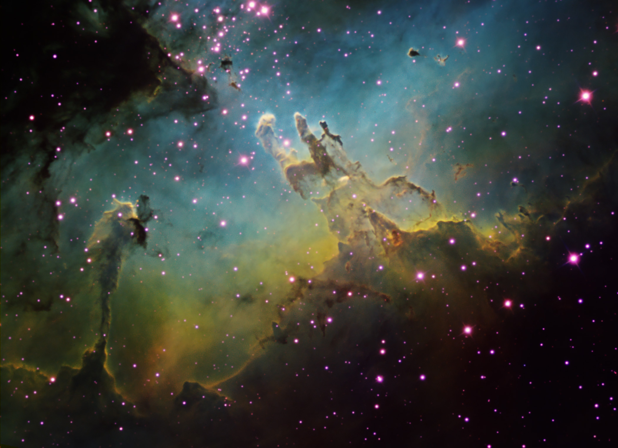 M16 Region in Hi-Res