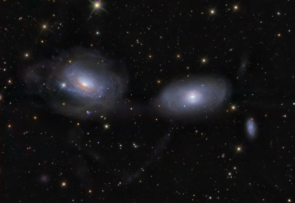 Interacting Galaxies NGC3169 & NGC3166