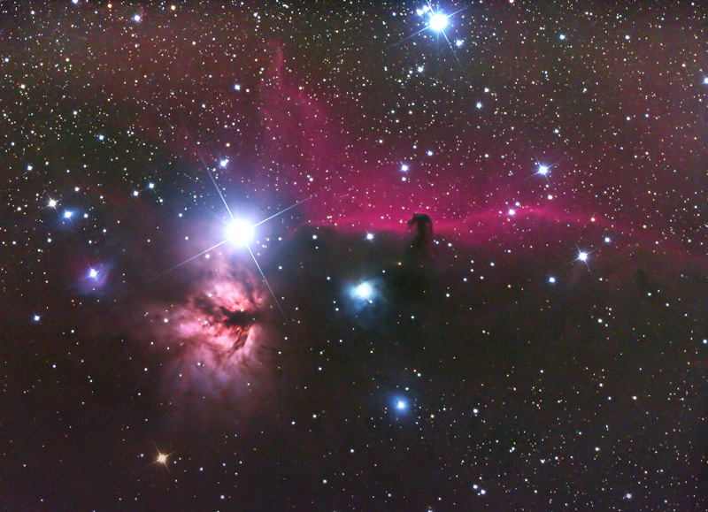 Horsehead and Flame