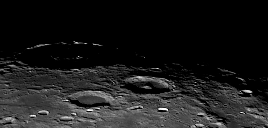 Crater Gauss at Sunset