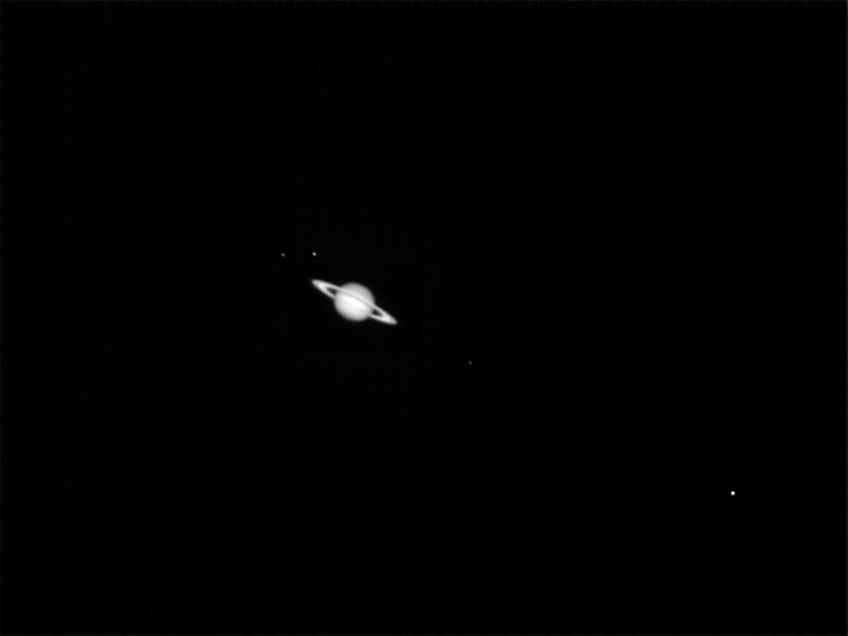Saturn and Moons