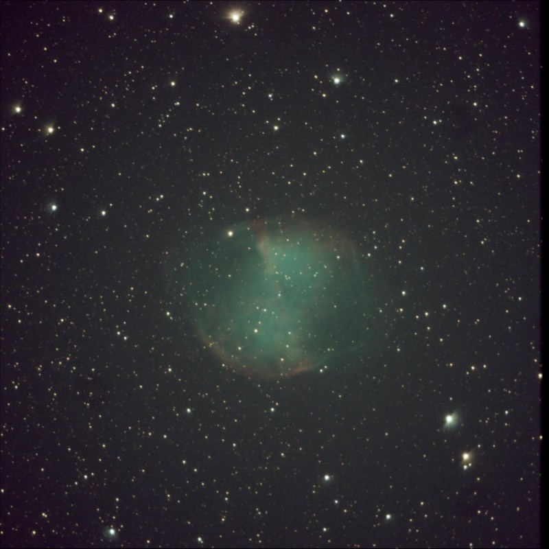 Dumbbell Nebula 5 minutes Questar Q7 Astro