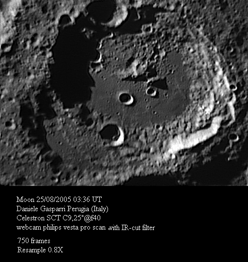 Maurolycus and Barocius craters