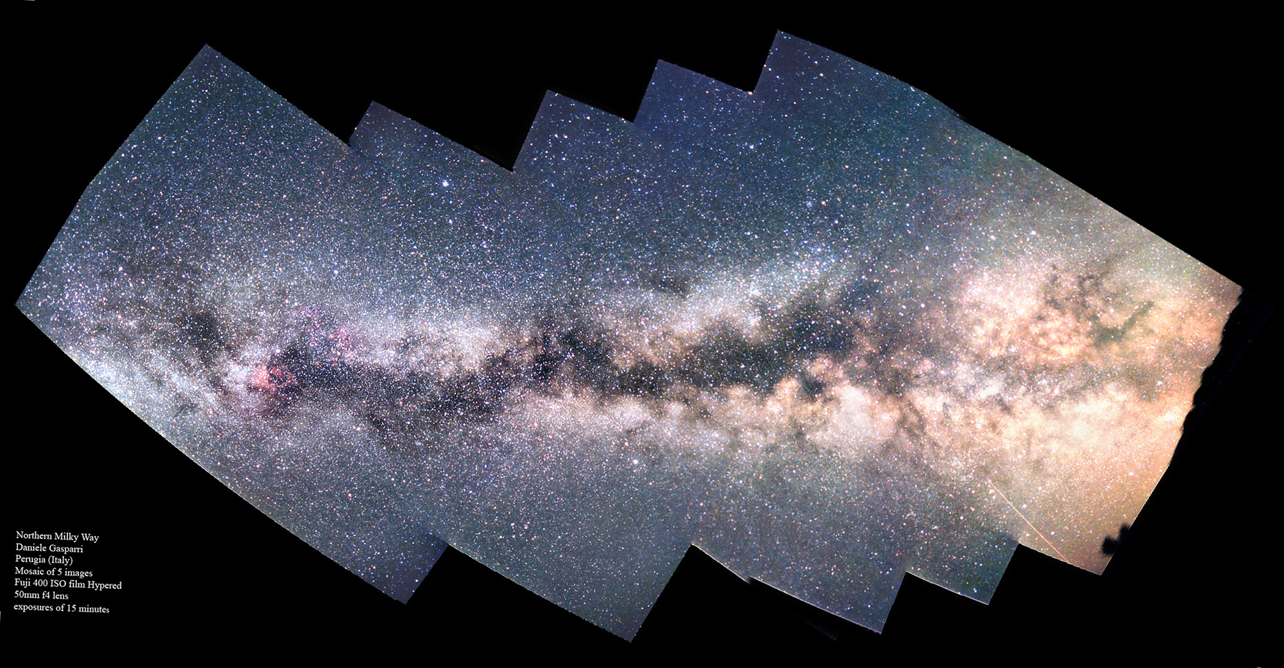 Edge on Milky Way