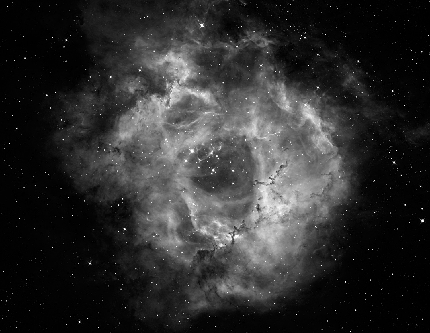 Rosetta Nebula in Hydrogen Alpha