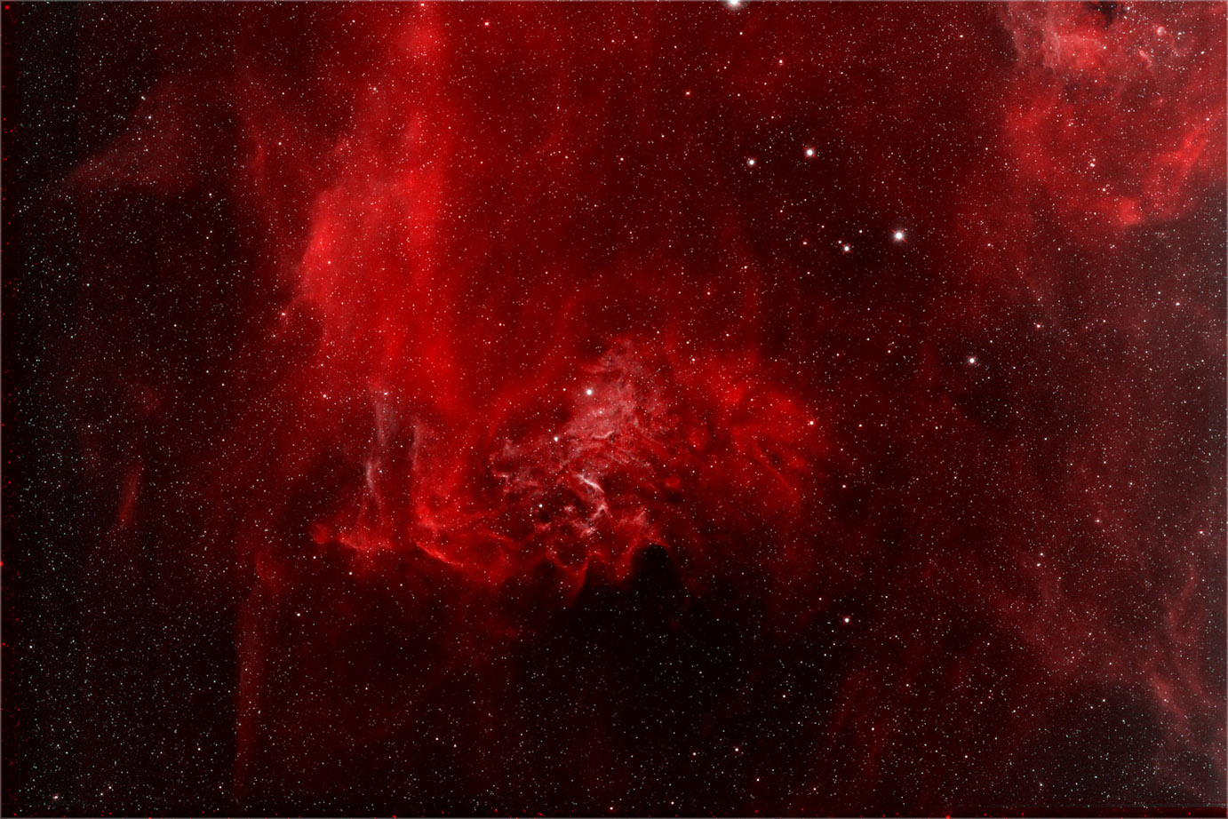 Flaming Star Nebula ( narrowband )