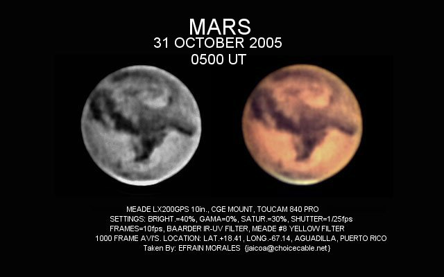 MARS HOLLOWEEN STORM