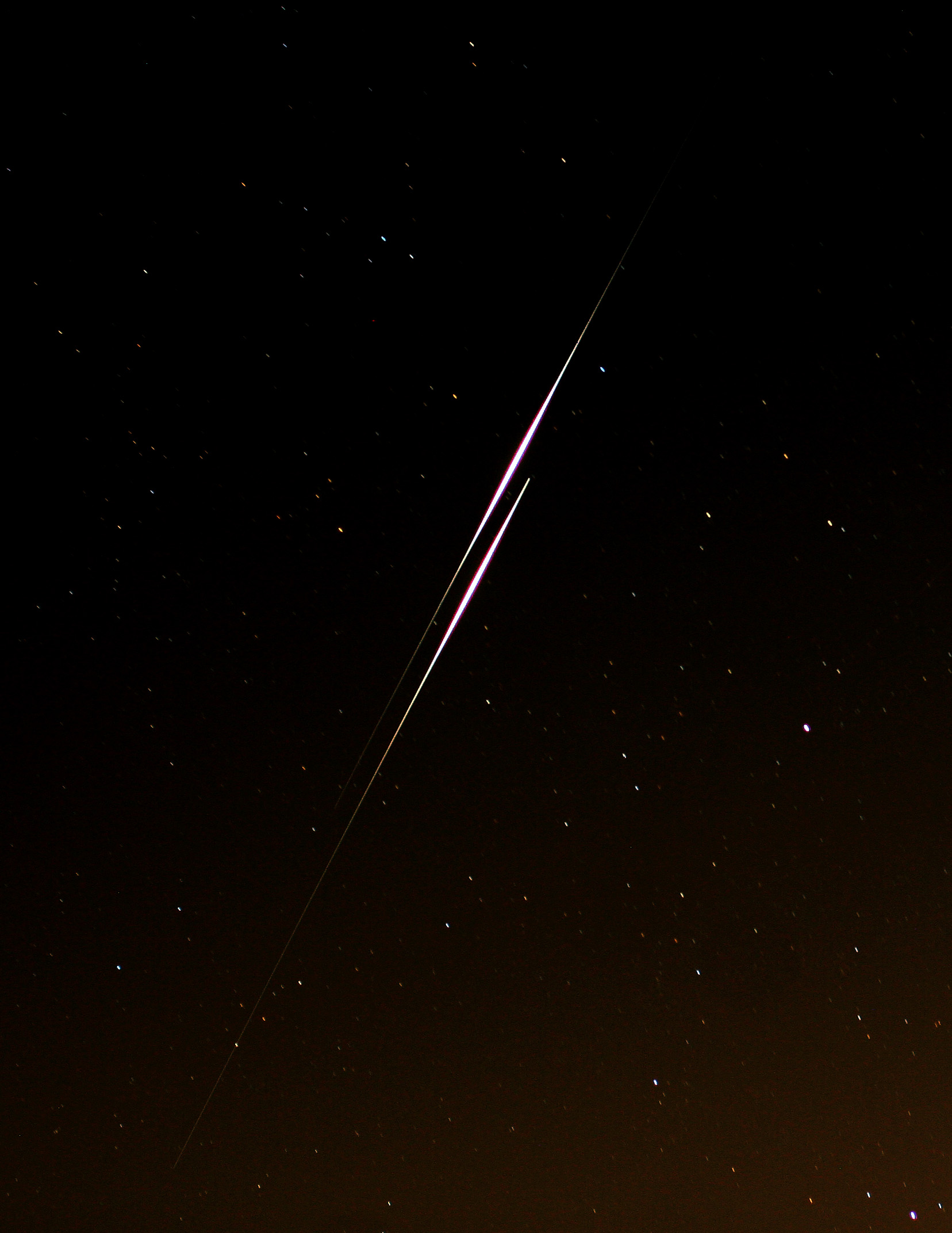 Twin Iridium Flares