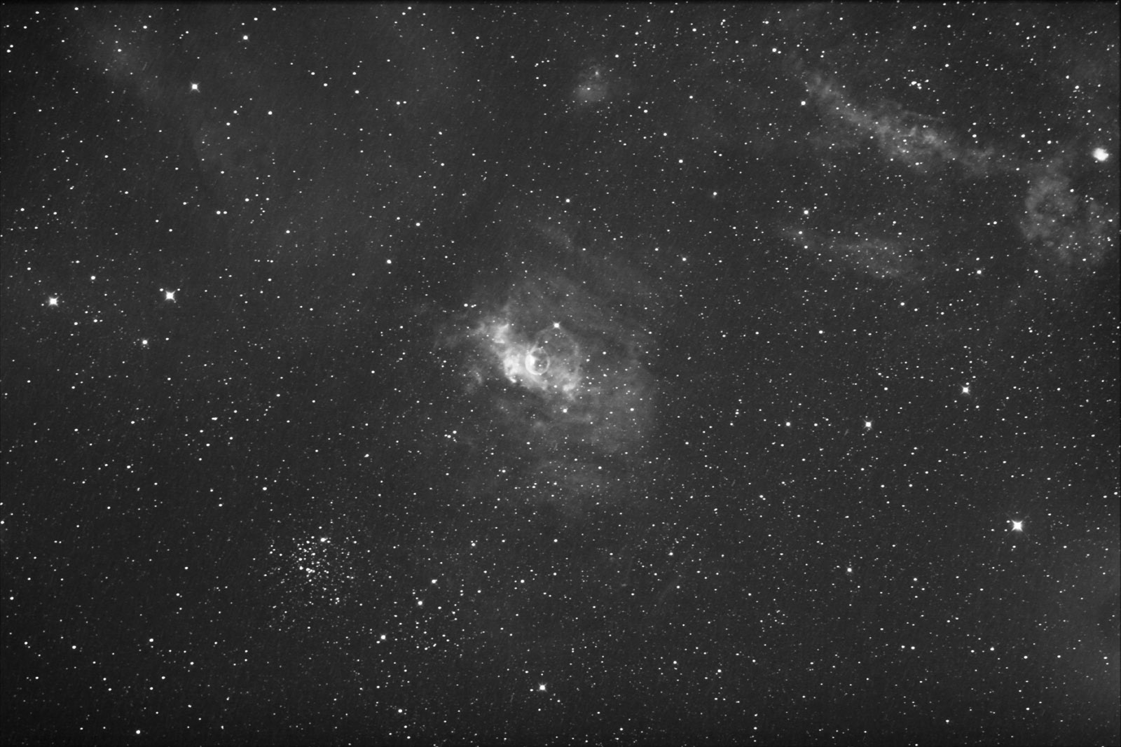 A bubble in Cassiopia