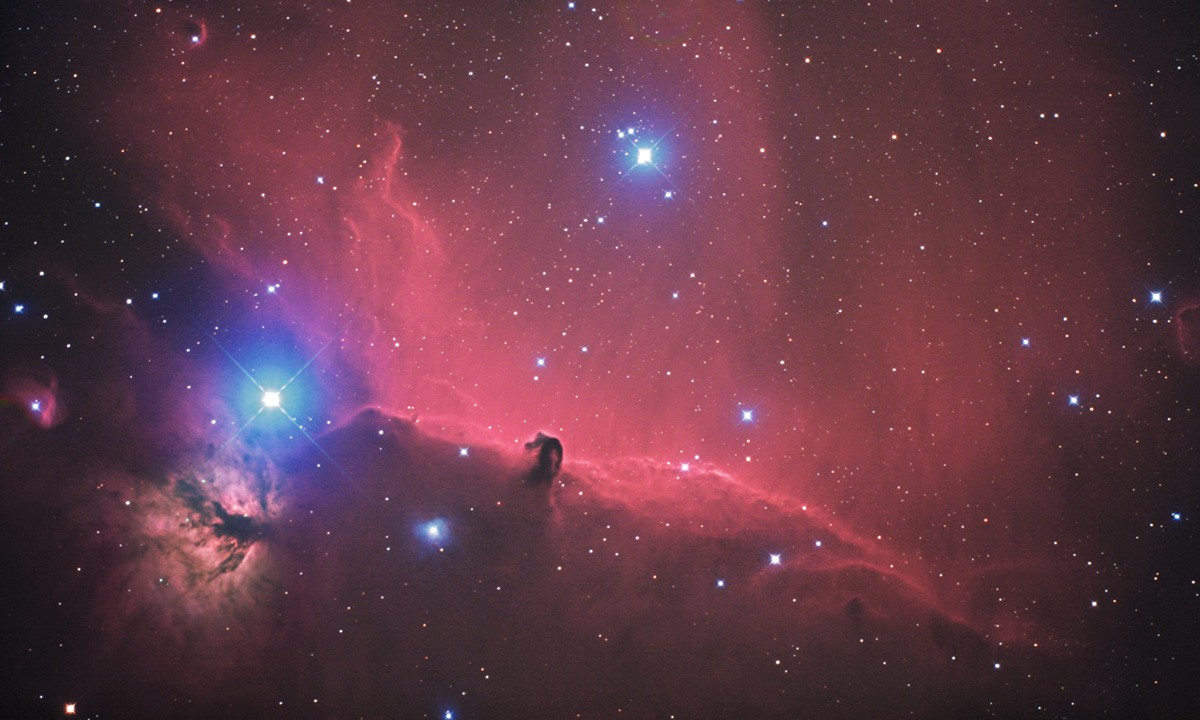 Celestial Pony and Flame in H-alpha