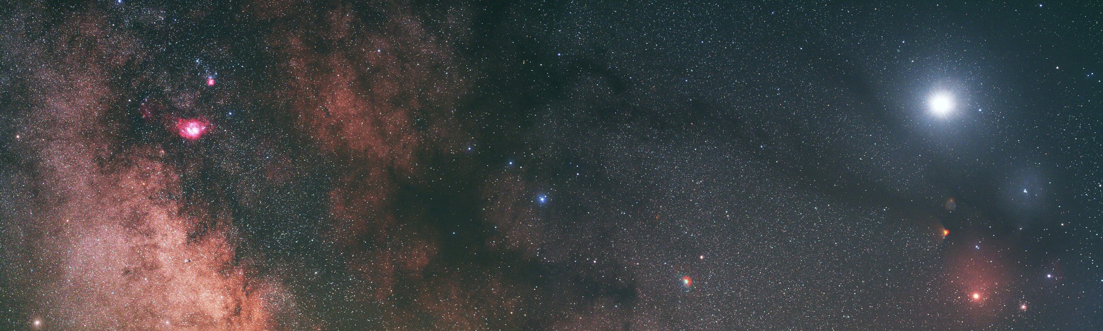 Center MW to Antares