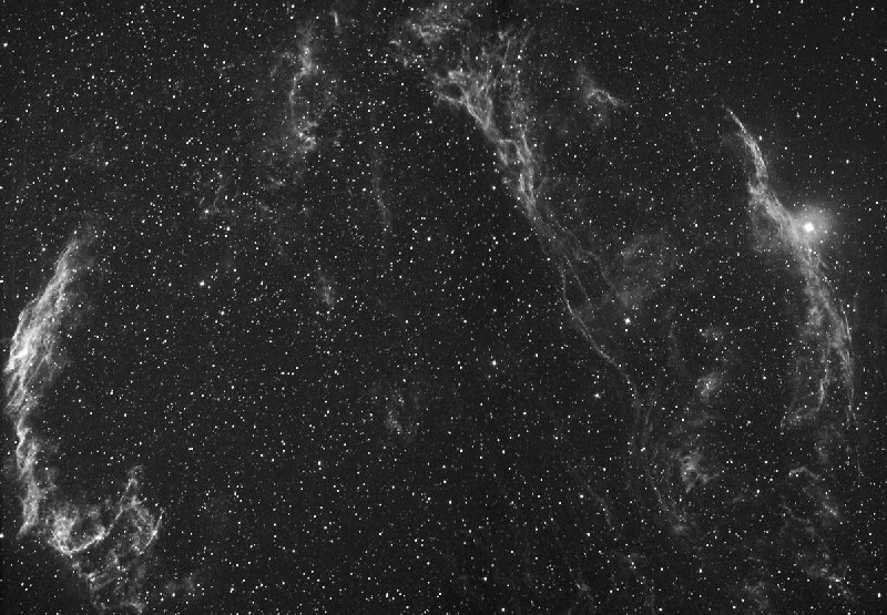 Veil Nebula in Hydrogen Alpha