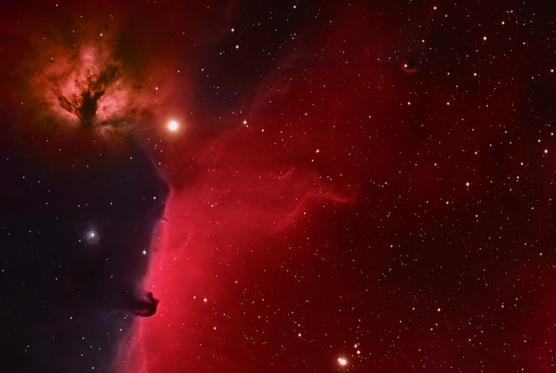 The Horsehead and Flame
